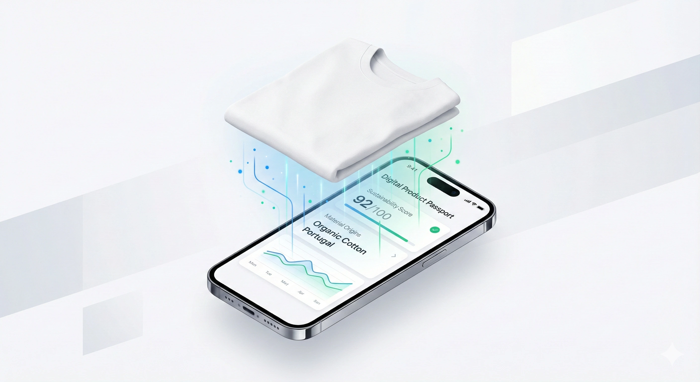 Digital Product Passport Concept Illustration
